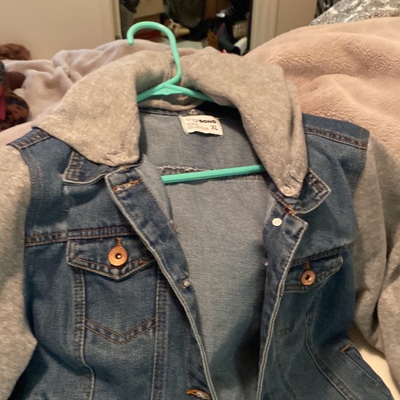 Denim / sweatshirt jacket XL - Picture 2 of 9